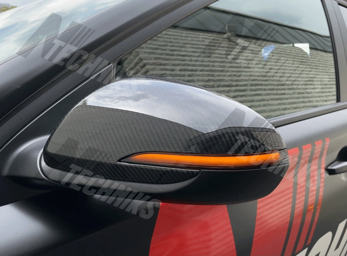 FLOW DOWN® Voll Carbon Spiegelkappen für Hyundai I30N