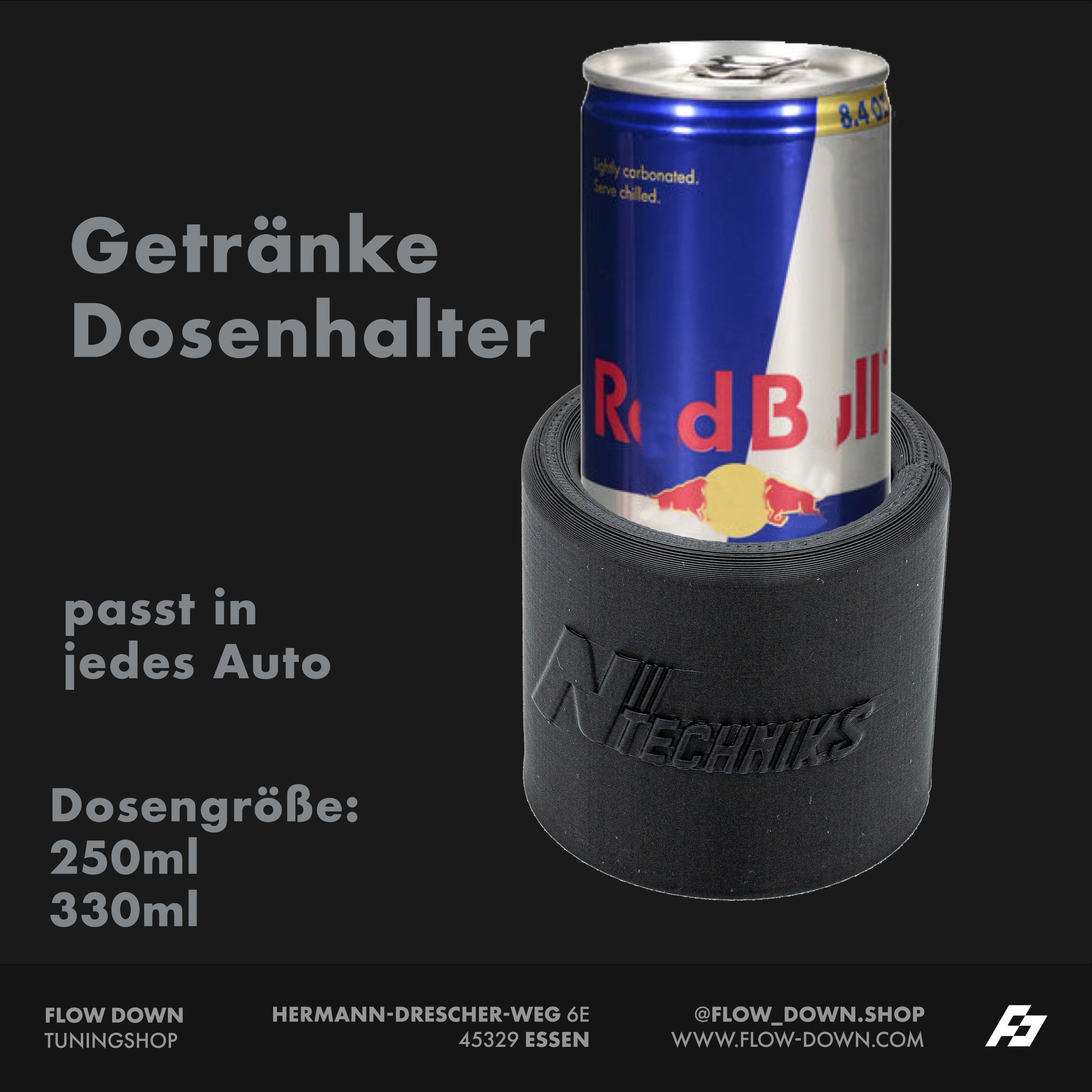 Getränkedosenhalter für Red Bull Dosen