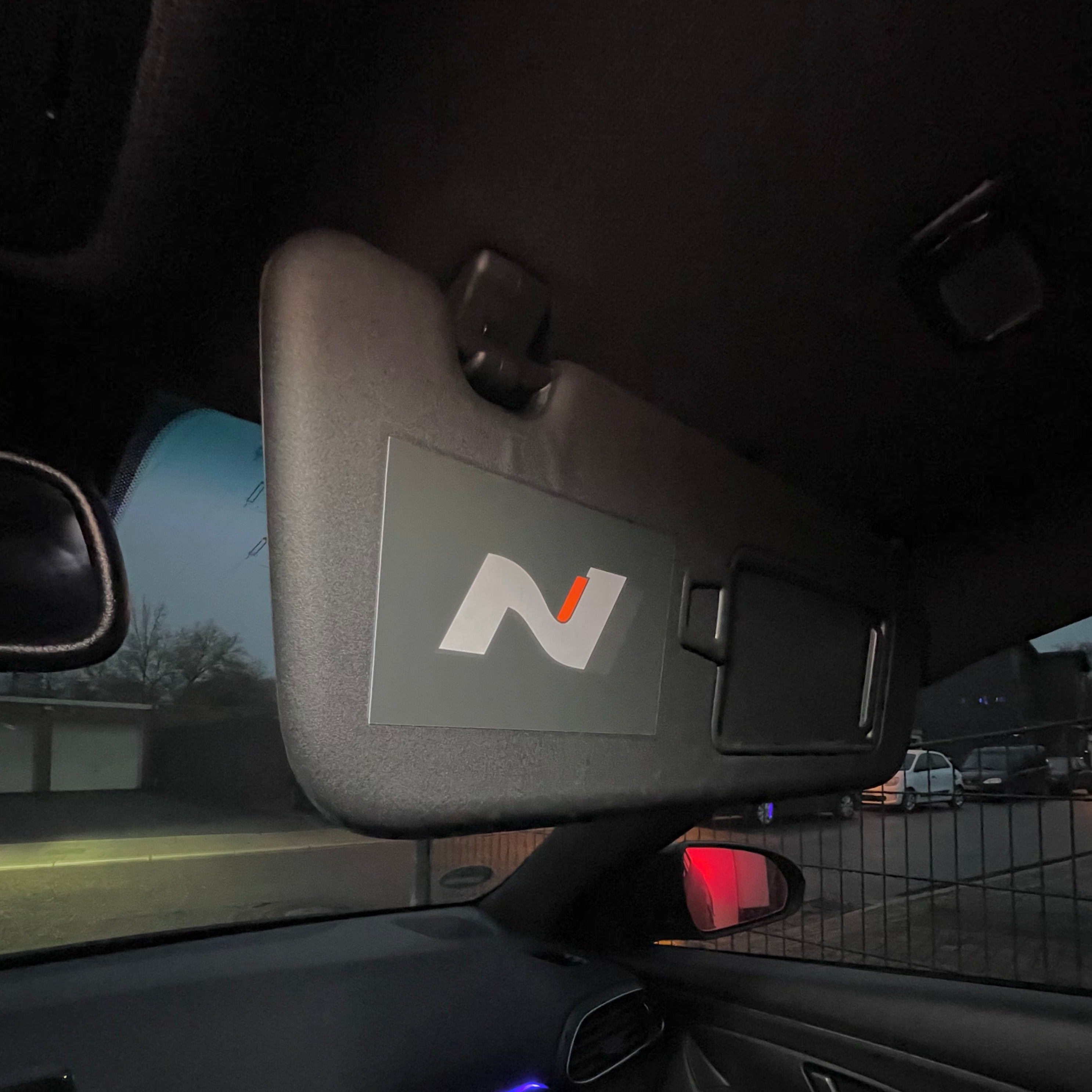 N TECHNIKS® Airbag Aufkleber für Hyundai N Logo