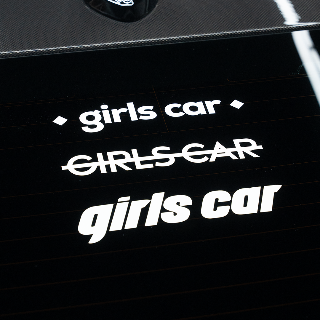 GIRLS CAR STICKER
