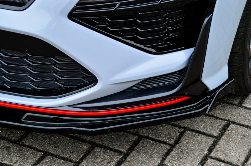 Cup front spoiler lip with wing for Hyundai Kona N