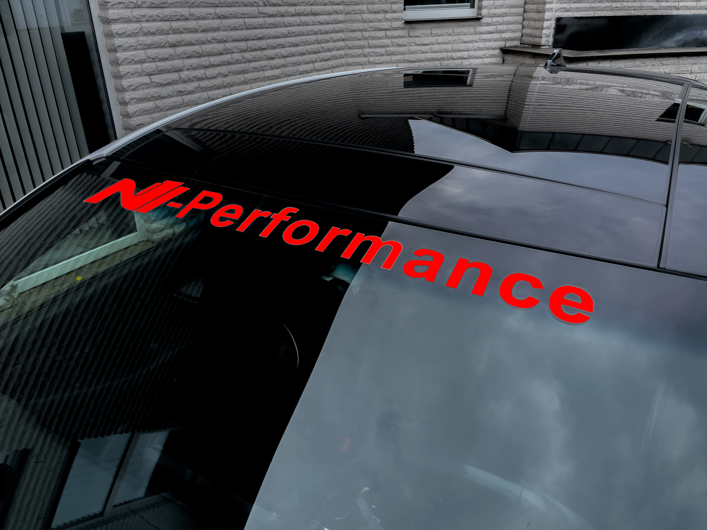 N-Performance window sticker