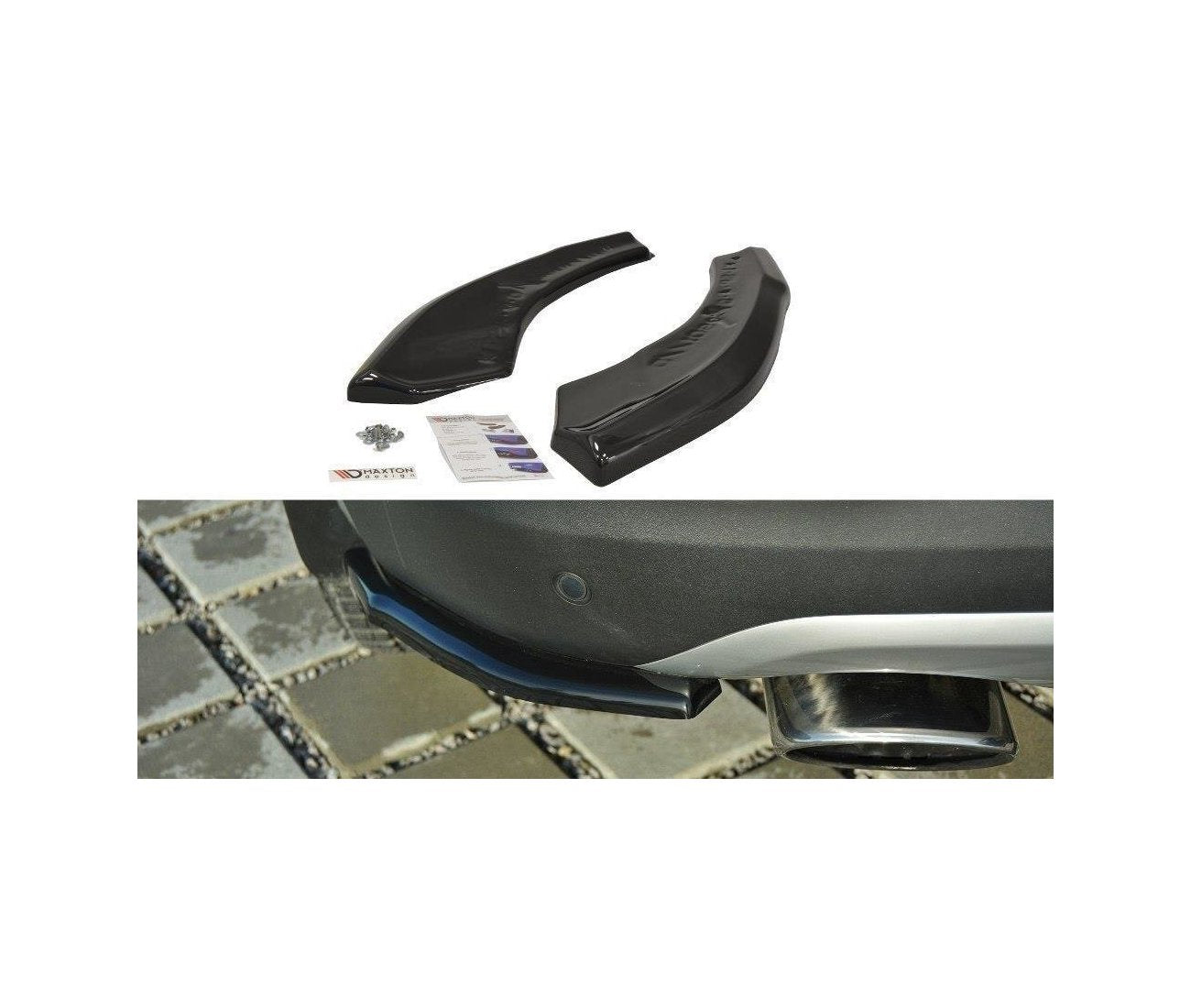 Rear approach flaps diffuser for Kia Sportage GT-Line