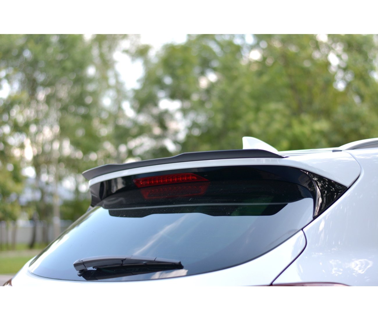 Heck Spoiler Aufsatz Abrisskante für Hyundai Tucson Facelift