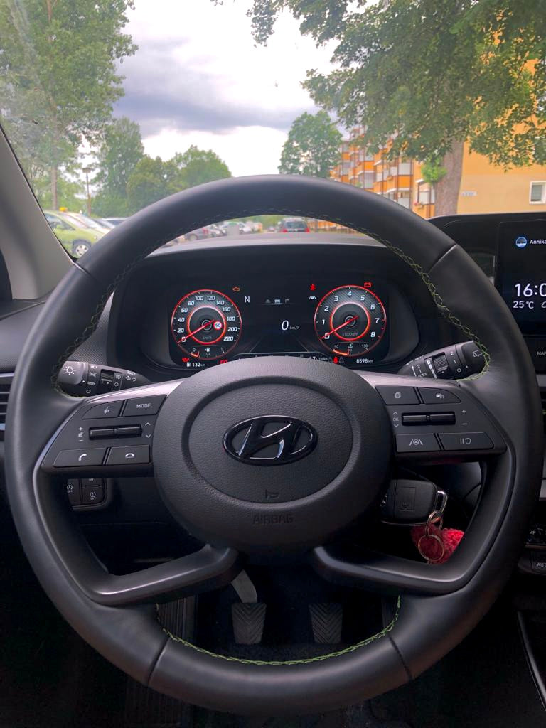 Cover for Hyundai logo steering wheel