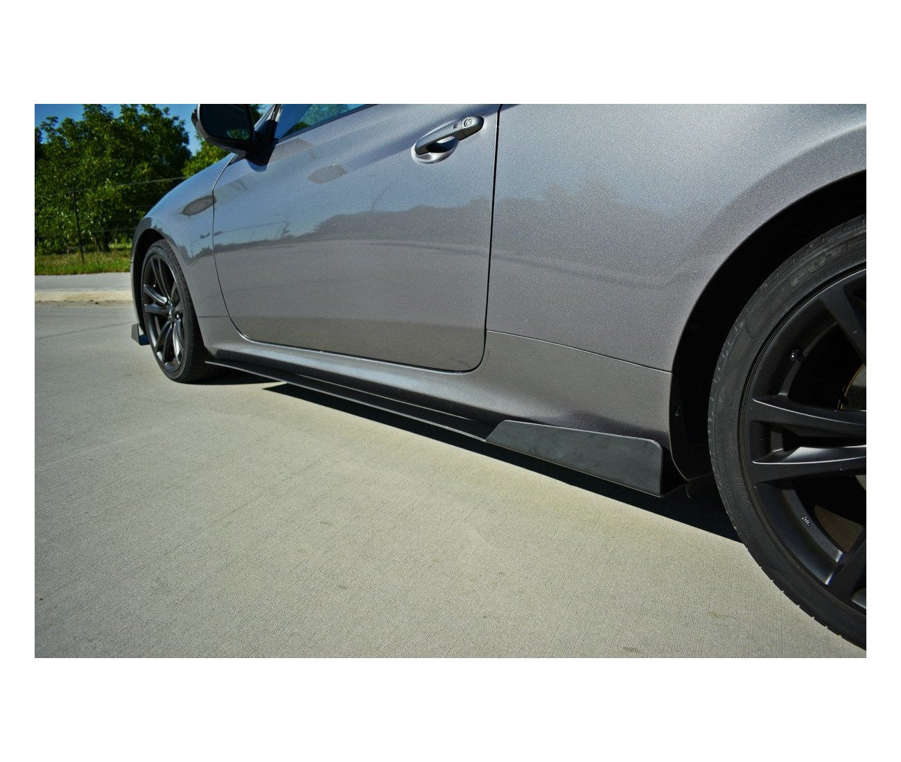 Racing side skirts cup strips for Hyundai Genesis Coupe