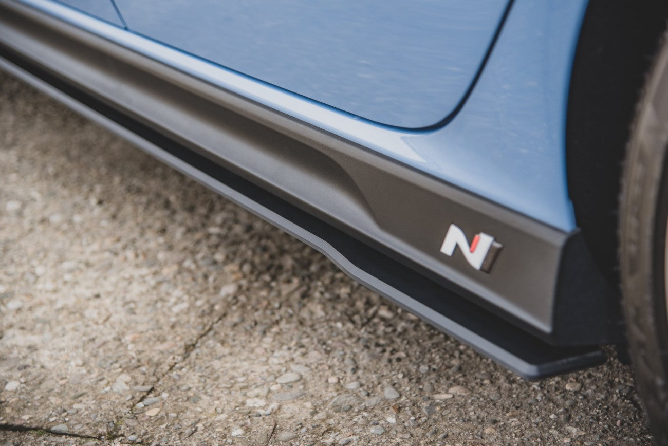 Robust racing side skirts approach cup strips for Hyundai I30 N 