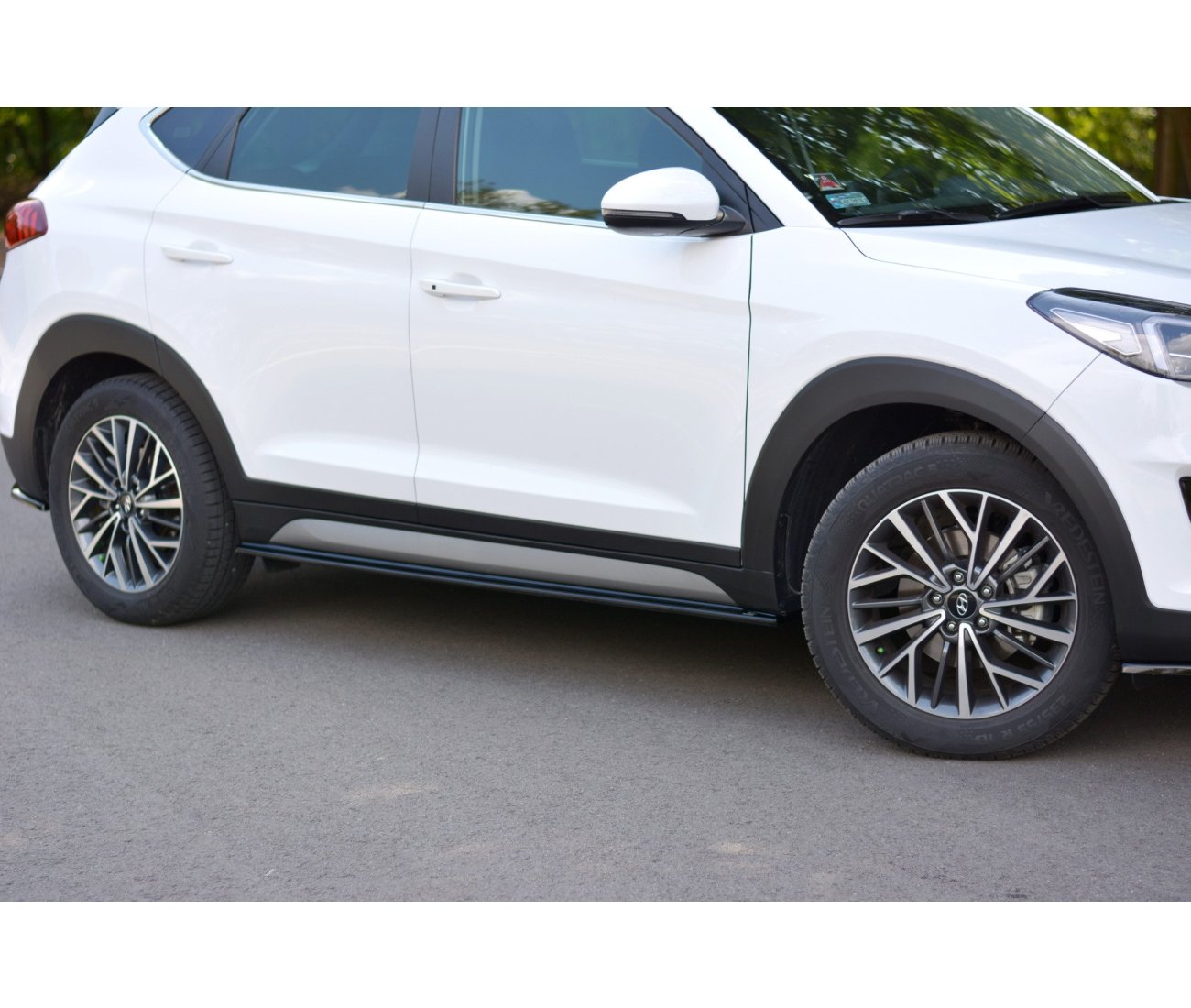 Side skirts cup strips for Hyundai Tucson Facelift
