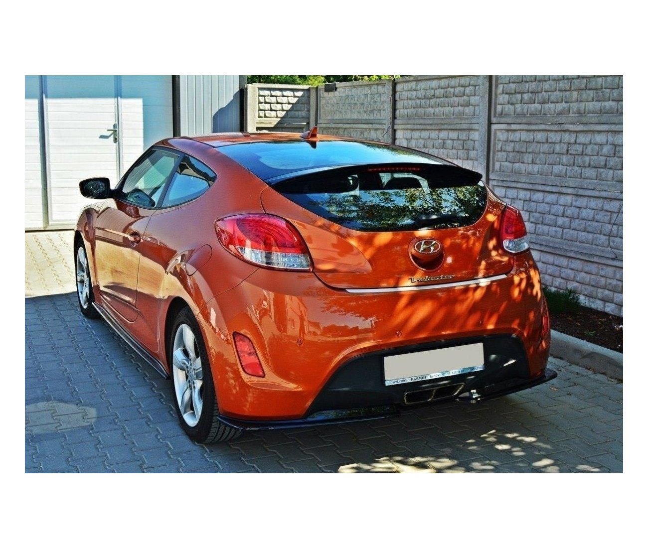 Side skirts cup strips for Hyundai Veloster