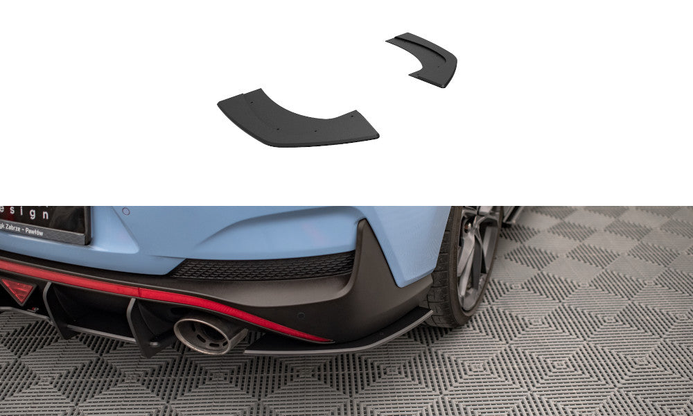 Street Pro rear approach flaps diffuser for Hyundai I30 N Fastback Facelift